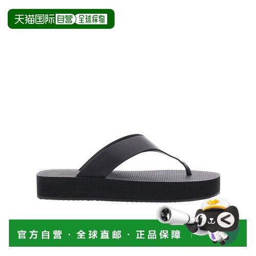 THE ROW 女士拖鞋 F1838L825BLK SS2026 女鞋黑色平底人字拖