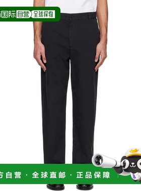 1h可退 潮奢 A.P.C. 男士 黑色 Lawrence Chino 长裤 COHKUH08509
