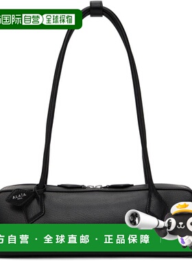 1h可退 潮奢 alaia 女士 黑色中号 Le Teckel 单肩包 AA1S06033CA
