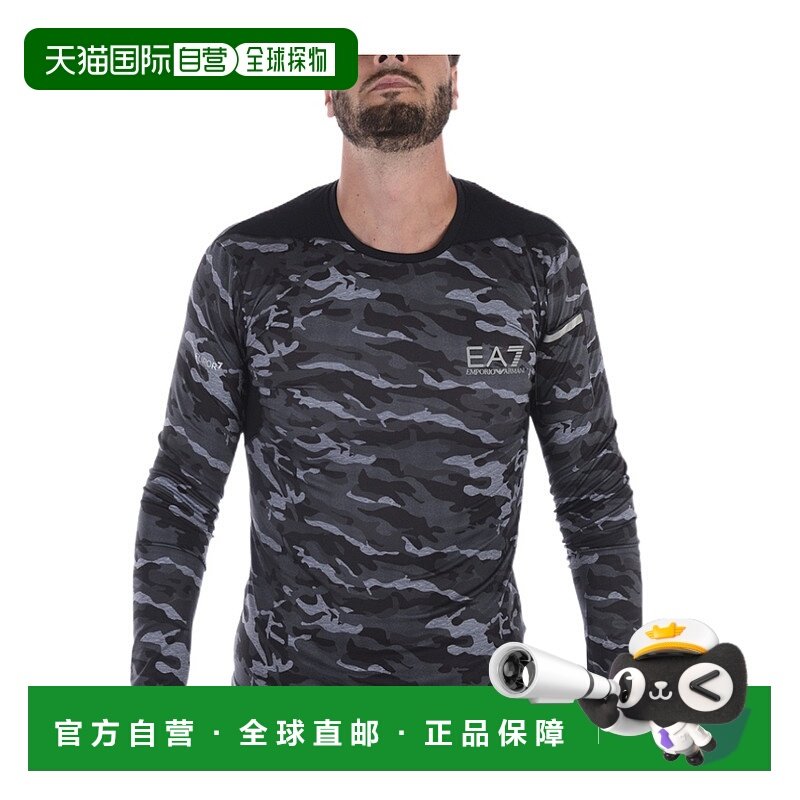 EA7 EMPORIO ARMANI 男士T恤 6ZPT09PJF2ZGREY SS2022