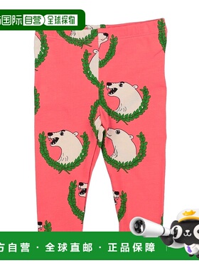 1h可退 潮奢 Mini Rodini 婴儿 打底裤童装 red红色 舒适时尚