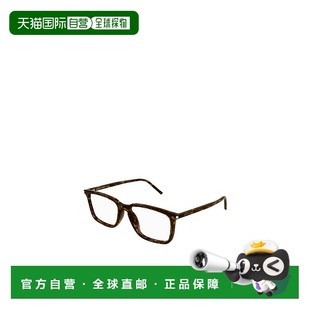 太阳镜 男士 SL645F002 徽标平光镜 SAINT 棕色 LAURENT