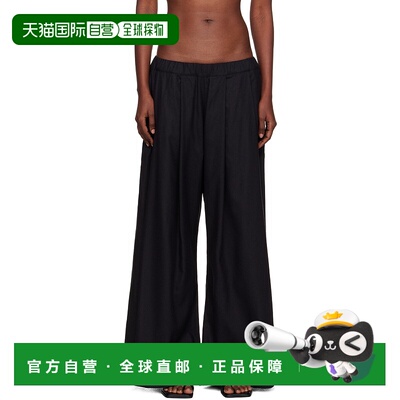 1h可退 潮奢 Baserange 女士 黑色 Avi 长裤 PAAVWSAU25阔腿裤