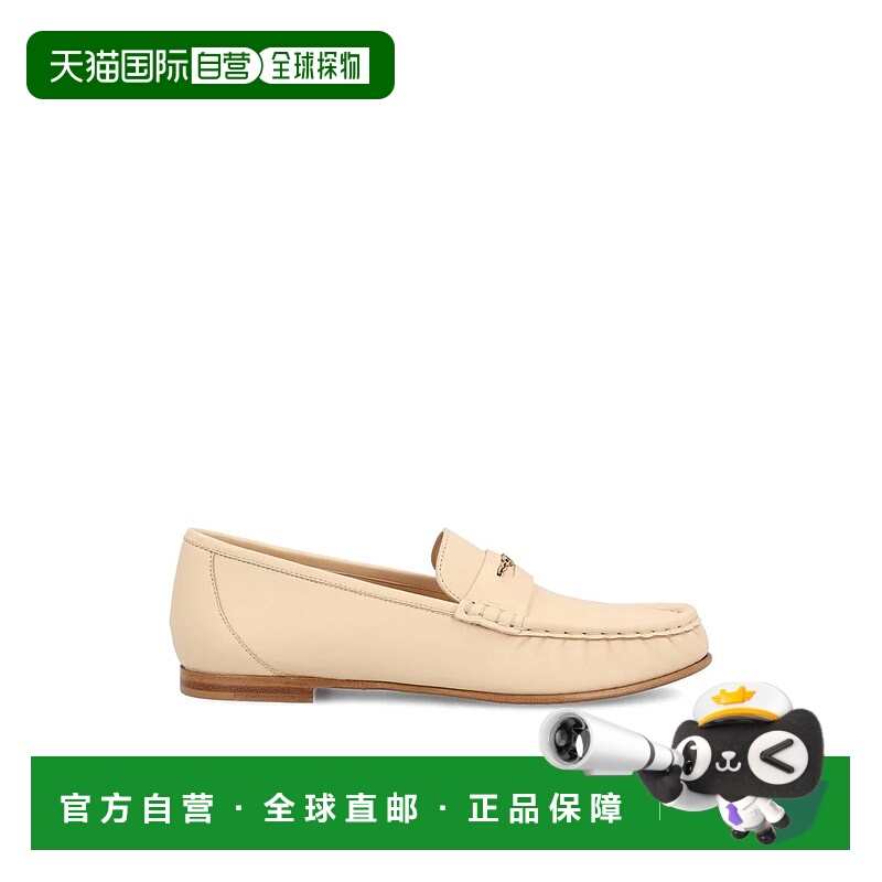1h可退 CHLOÉ 女士芭蕾乐福鞋 CHC25A11SPI24QAI25 AW2025 浅棕色
