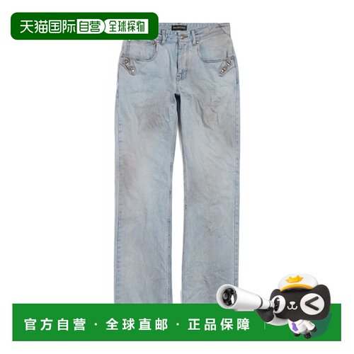 BALENCIAGA 女士休闲裤 849953TTW744200 AW2025 浅蓝色