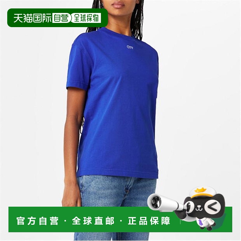 1h可退 潮奢 off-white 女士 刺绣箭号设计T恤  舒适时尚