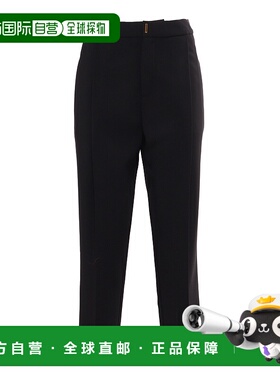 ELISABETTA FRANCHI女士休闲裤PA01447E3110NERO西装裤直筒裤