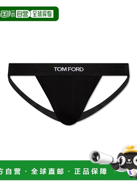 1h可退 TOM FORD 男士内裤 T4LC610400002 CO 黑色 Jockstrap wit
