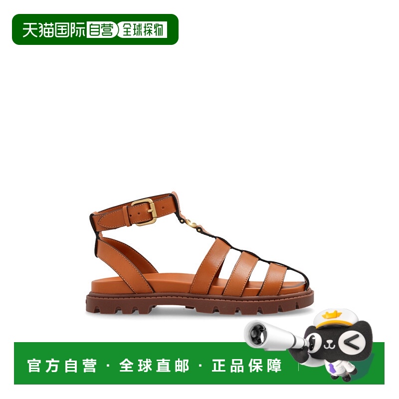 1h可退 COACH 女士凉鞋 CAR690COG SS2025 棕色 Sandals
