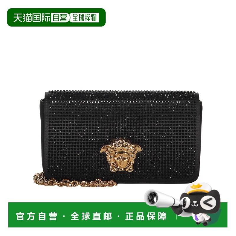 1h可退 VERSACE 女士钱包 10155311A112451B00V AW2024 黑色