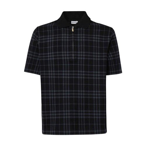 BURBERRY 男士POLO衫 8101895 SS2025 蓝色 Stretch Cotton Blend