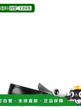 1h可退 潮奢 Prada 普拉达 女士 標誌壓花褶飾樂福鞋 1D991NFA020