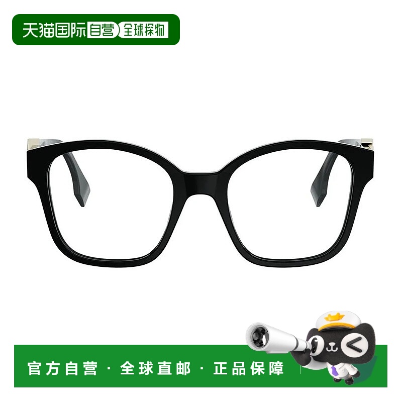 1h可退 FENDI 女士眼镜 18ZE5BY0A17101 AW2026 黑色 Fendi Ff Di