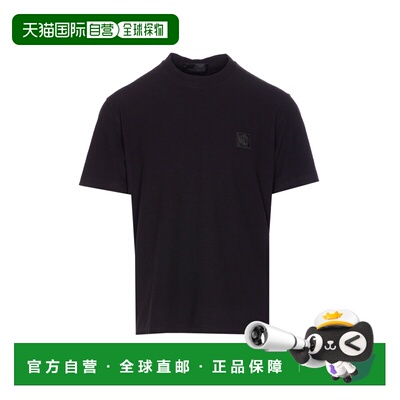 PREMIATA 男士T恤 PA1028BLACK AW2025 黑色 logo印花T恤