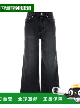 KENZO 女士牛仔裤 FF62DP2336C8BS AW2025 黑色 Black stretch de