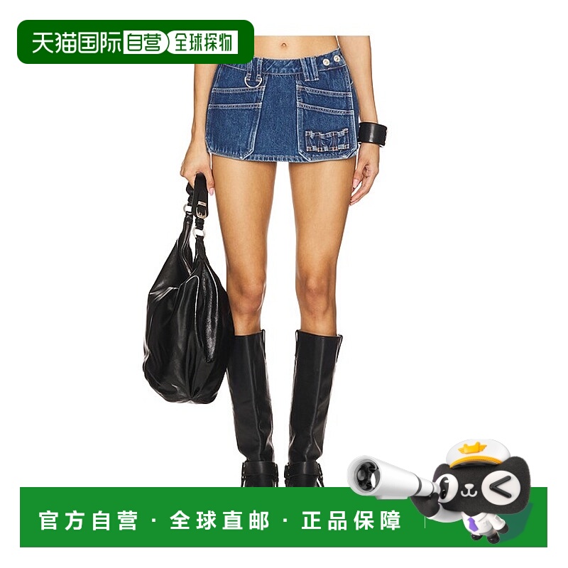 1h可退 潮奢 Free People 自由人 女士 x Adele 牛仔裤裙 OB22015