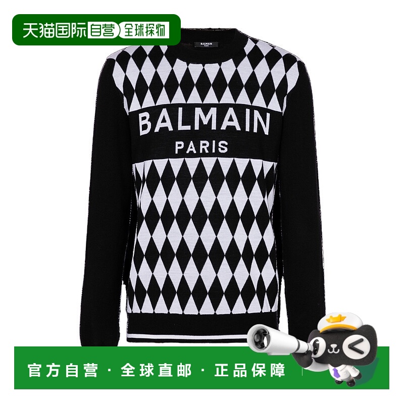 1h可退 balmain 男士 毛衣羊毛长袖