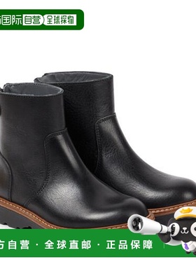 1h可退 潮奢 Bonpoint 男童 Greg 皮质靴子童鞋 black黑色 舒适时