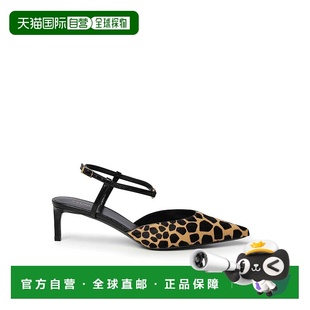 AW2025 347874611C38NB 棕色 Leopard CELINE Print 女士高跟鞋