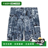 男士 蓝色印花 短裤 GIVENCHY BM51G315W7006 SS2025 休闲裤