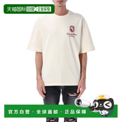AMIRI 男士T恤 26PAMTOJR1062127 SS2026 白色 Amiri MA Chateau