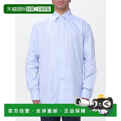 Z ZEGNA 男士衬衫 9RS4PA303902A3432 SS2026 浅蓝色男装
