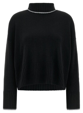 PINKO 女士针织衫 105446A2Q9Z99 AW2025 黑色 Falkland Wool and