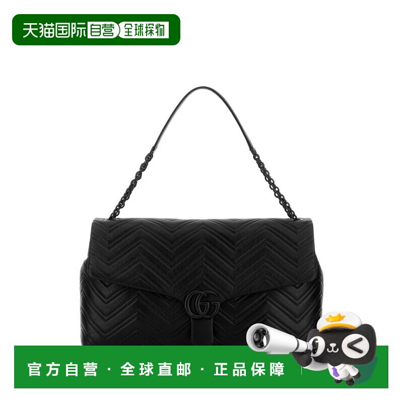 GUCCI 女士手拿包 850653AAFS1000 AW2025 黑色古驰
