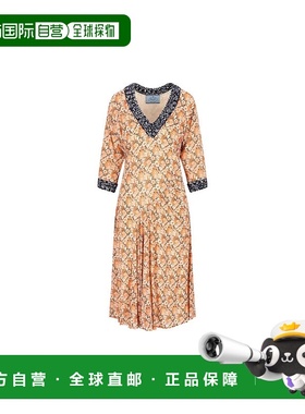 PRADA 女士连衣裙 P3Q3717Z8F0075AI25 AW2025 橙色