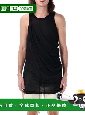 RICK OWENS 男士T恤 RR01E5152UC09 SS2025 黑色 Anthem Tank Top