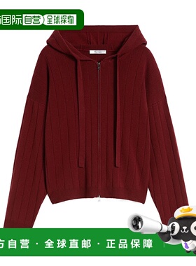 MAX MARA 女士针织衫 1346025906004 AW2025 红色羊绒 长袖开衫