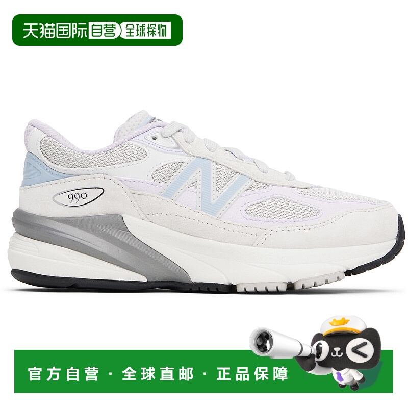 1h可退 潮奢 New Balance  女童 灰色 990v6 儿童运动鞋童鞋童装