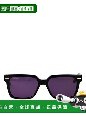 CALVIN KLEIN 女士眼镜 CK22535S001 SS2025 黑色 徽标太阳镜