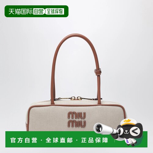 MIU MIU 女士手提包 5BB173OWMACRNF062F SS2026 浅棕色