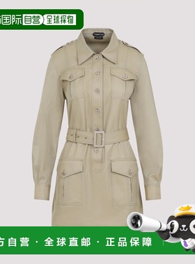 TOM FORD 女士外套 AB3431FAX1215FG710 SS2025 卡其色