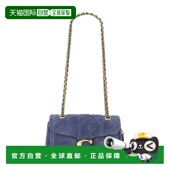 潮奢 绗缝浅牛仔布肩包 Coach 女士 1h可退 蔻驰 Tabby CW626B