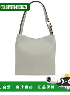 FURLA 女士斜挎包 WB01373HSF000AGAVE SS2025 灰色手提包单肩包