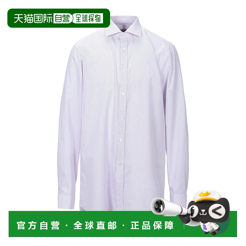 1h可退 潮奢 Dunhill 登喜路 男士 格纹衬衫 pink粉色 舒适时尚