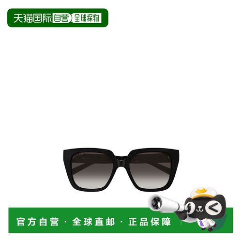 GUCCI 女士眼镜 GG2102S005 SS2026 古驰 太阳镜黑色几何配饰