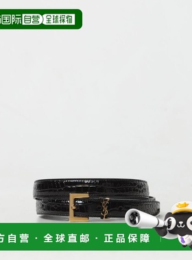 SAINT LAURENT 女士腰带 554465DND0J1000 CO 黑色