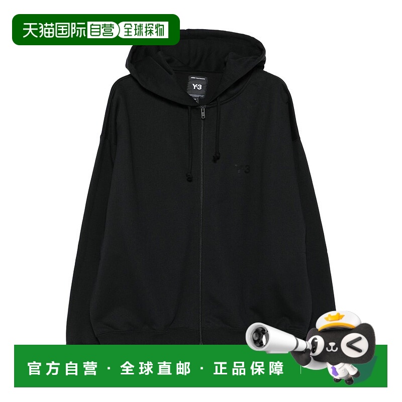 1h可退 Y-3 男士卫衣 KA3107BLACK AW2025 黑色 Y-3 BRUSHED TERR