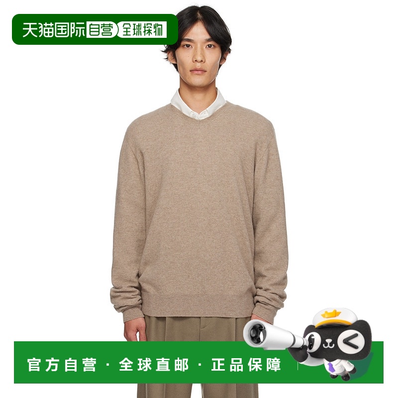1h可退 潮奢 The Row 男士 灰褐色 Rod 毛衣 1014Y556针织羊绒