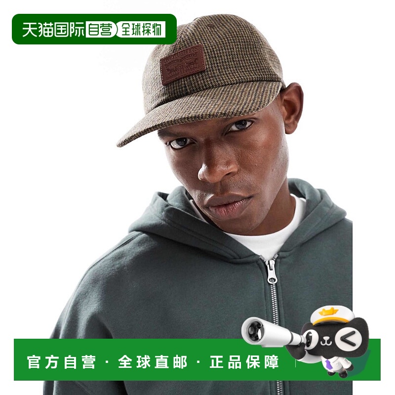 1h可退 潮奢 Levi'S 李维斯 男士 patch relaxed dad 皮革徽标绳