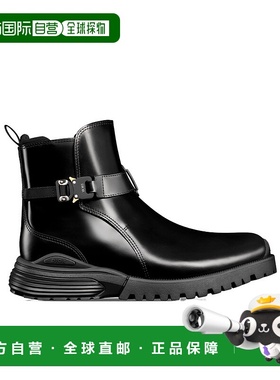 DIOR 男士靴子 3BO358ZJQH900 SS2025 黑色 Combat Jodhpur 靴子