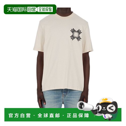 AMIRI 男士T恤 AMJYTE1132ALABASTER CO 白色 图案印花 T 恤