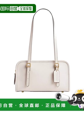 COACH 女士斜挎包 CM565B4HA AW2025 白色 拉链单肩包