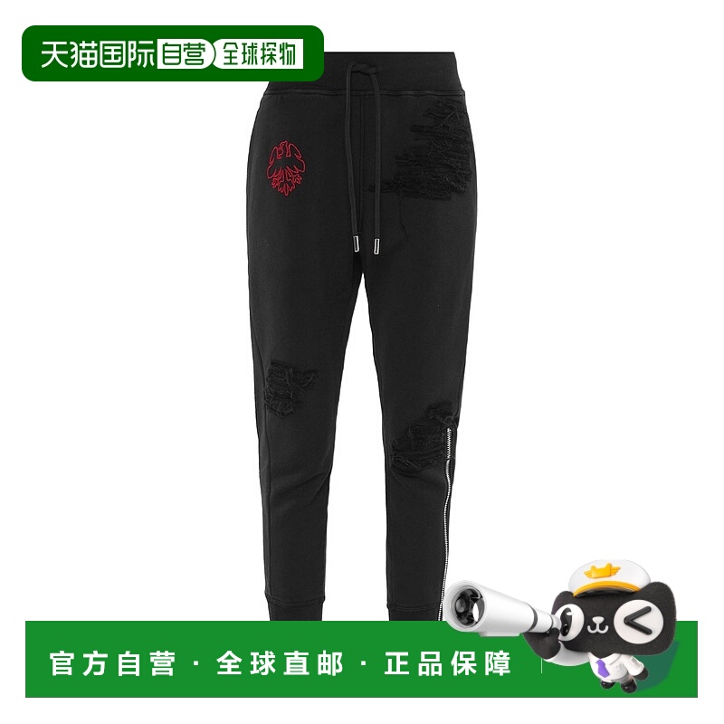 1h可退 DSQUARED2 女士休闲裤 S72KA0701S25030900 CO 黑色