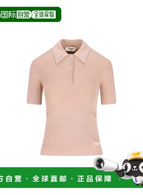 FENDI 女士POLO衫 FZXE48AW4BF1UKCP26 SS2026 粉红色针织衫