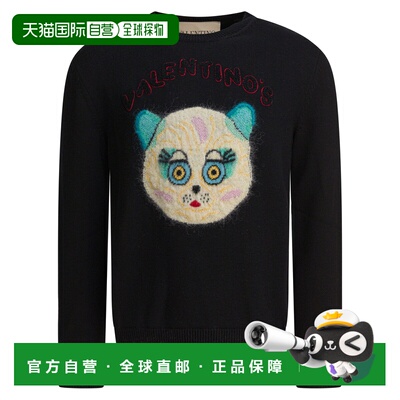 VALENTINO 男士针织衫 7V3KC35IB2V0NOBLACK AW2025