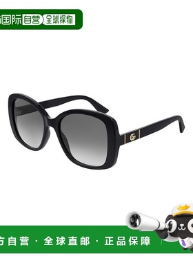 GUCCI 女士太阳镜 GG0762S001 SS2025 黑色 Sunglasses